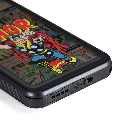 Marvel Classic Comics The Mighty Thor Vintage Galaxy S24 Waterproof Case